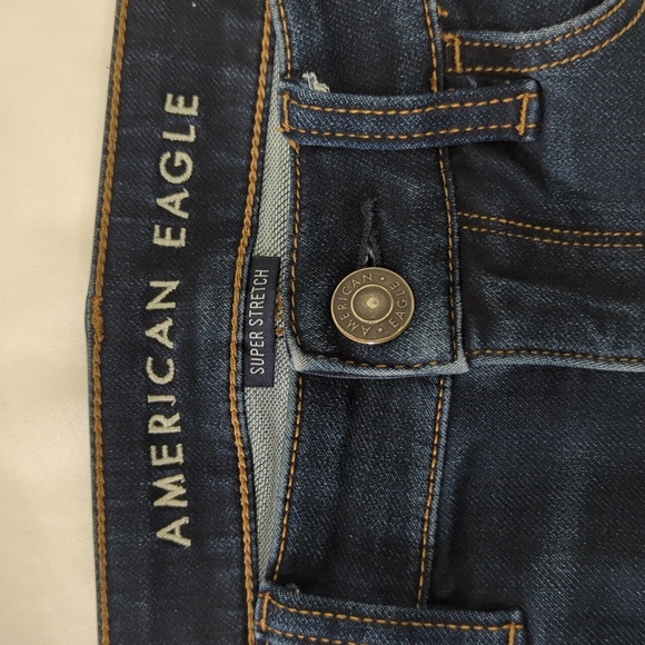 American Eagle Hi-Rise Jegging - Dark Blue 6 X-Short - Picture 11 of 15